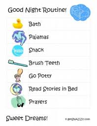 A good bedtime routine can be the difference between good sleep habits and sleepless nights. Bedtime Good Night Routine For Kids Get Your Life Organized Boot Camp Free Printable Getsnazzy 695x900 231x300 Marc And Mandy Show