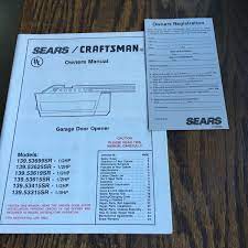 sears craftsman 1 2 hp garage door