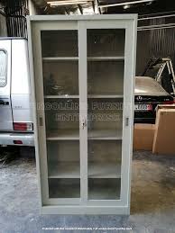 Steel Cabinet With Lock Sliding Glass