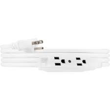 Indoor Outdoor Extension Cord White