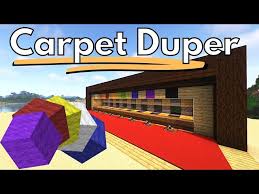 minecraft tutorial carpet duper 1