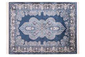 turkish sapphire blue shahrazat silk rug