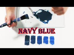 How To Make Navy Blue Color Paint With