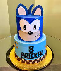 Super Mario Birthday Cake Ideas Sonic Cake Cakes Hedgehog Birthday  gambar png