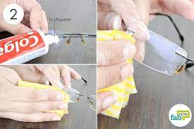 remove super glue from eye glasses
