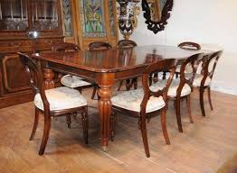 Victorian Mahogany Dining Table Set For