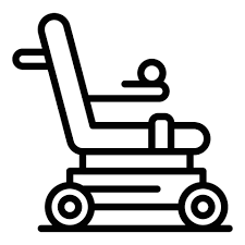 disabled electric wheelchair icon