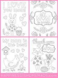 Coloring page from emotions category. Mother S Day Coloring Pages Free Printables Happiness Is Homemade