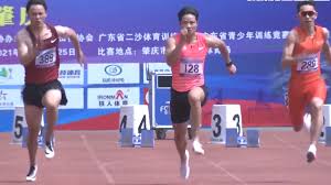 It is the seventh time that su has run the 100 meters in under ten seconds, and is the best domestic time this year. Chinese Sprinter Su Bingtian Clocks 9 98 In Zhaoqing Cgtn