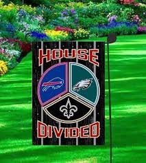 House Divided Garden Flag 3 Teams