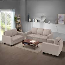 sofa bae 3 2 1 seater brown