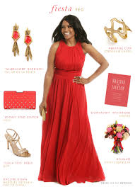 how to accessorize a red dress dress