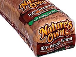 100 whole wheat sliced bread nutrition