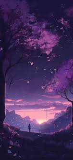 night purple anime wallpapers dark