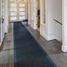 blue hallway runner rugs runrug