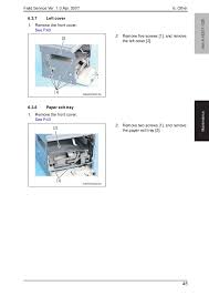 Homesupport & download printer drivers. Konica Minolta Biz Hub 163 211 220 Field Service Manual