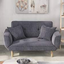 Convertible Sofa Bed 2 Seater Wood