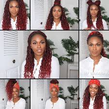 Crochet braids are a great way to experiment with short hairstyles without committing to the length. Video Shows 13 Styles Reasons Why You Should Get Crochet Goddess Faux Locs This Holiday African American Hairstyle Videos Aahv