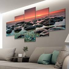 Sunset Multi Panel Canvas Wall Art