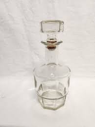 Liquor Whiskey Decanter Vintage Clear
