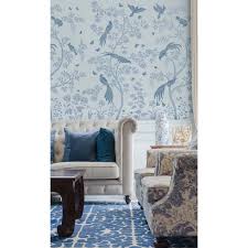 Berries Chinoiserie Wall Mural Stencil