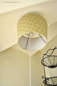 Use A Lampshade Turned Upside Down To Cover A Pull Chain Light Bulb Clever We Have 4 Of These Types Diy Light Fixtures Basement Makeover Pantry Lighting