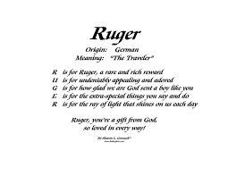 meaning of ruger lindseyboo