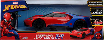 The 2017 ford gt he's piloting, the car in which i'm riding shotgun, swallows it whole. Jada Spider Man 2017 Ford Gt 30760 Best Buy