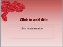 Red Blood Cells Powerpoint Template