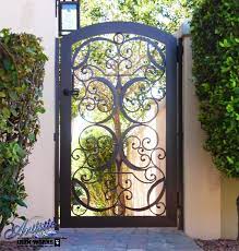 Decorative Wrought Iron Side Gate