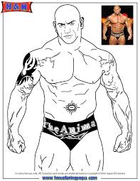 Click here to download the jpeg file: Undertaker Wrestler Coloring Pages