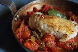 roasted monkfish recipe with piperade