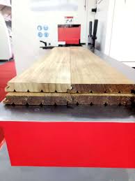 Can be sanded and refinished numerous times. V Hold Vh M721 Solid Wood Clip Flooring Machine