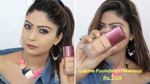 lakme foundation makeup tutorial in