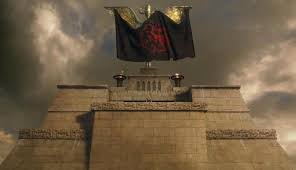 is the targaryen banner in s08e06 with