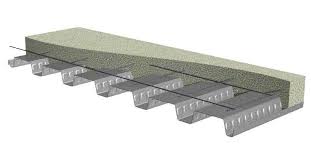 metal deck for concrete types uses