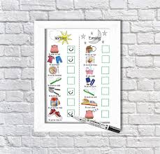 Kids Routine Chart Pen Board Morning And Evening Routine Dry Wipe Morning And Evening Checklist Autism Adhd Dyslexia Visual Aids Daily Routine