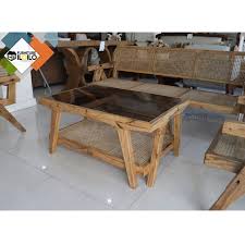 malca molave wood wood sofa with