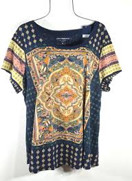 lucky brand women s t shirt 1x persian