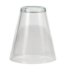 Clear Glass Cone Vanity Light Shade