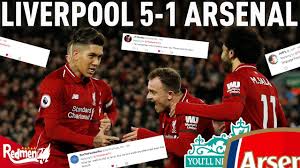 View arsenal fc scores, fixtures and results for all competitions on the official website of the premier league. Liverpool V Arsenal 5 1 Lfc Fan Reactions Youtube