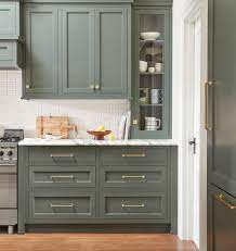 green kitchen cabinets centsational style