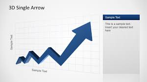3d Arrow Progress Diagram Template For Powerpoint