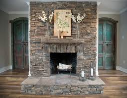 Stone Fireplace Shelf