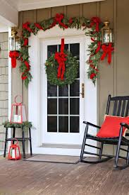 ideas for front door christmas decorations