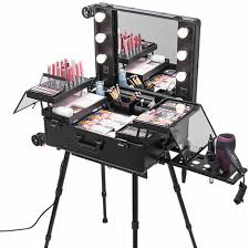 beauty trolley artist pro rolling case