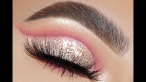 silver glitter eye makeup tutorial