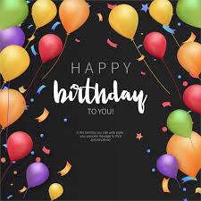 Customize other features of your card. Colorful Happy Birthday Greeting Card Template Free Vector Nohat Free For Designer