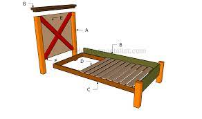 twin size bed frame plans