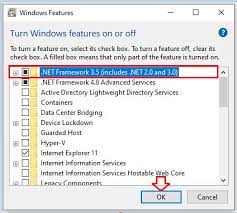 install net framework 3 5 in windows